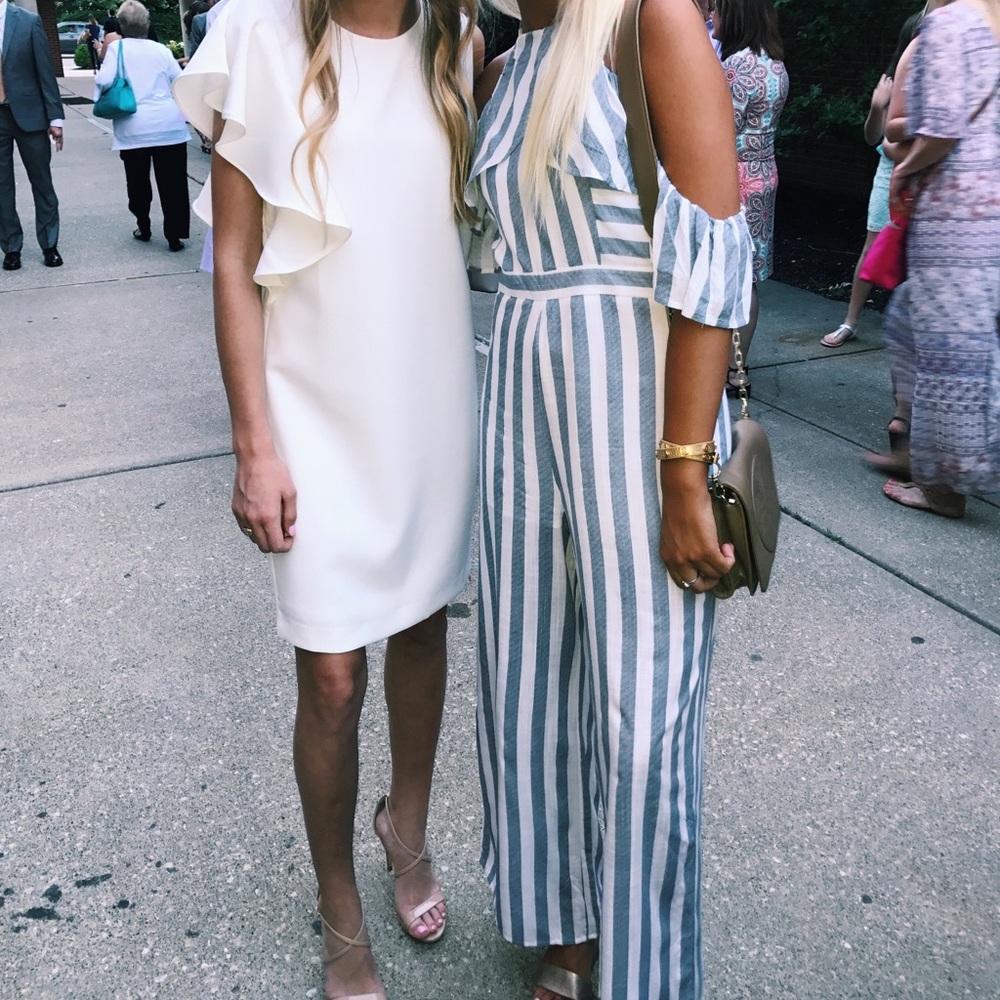 Striped jumpsuit